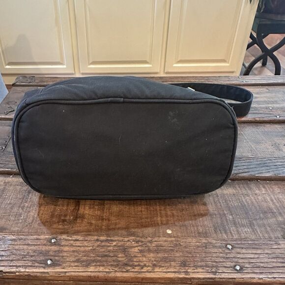 Ameribag Black Nylon Catskill Shoulder Bag Purse Adjustable Strap - Picture 4 of 9